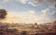 Panini, Giovanni Paolo View of Rome from Mt. Mario, In the Southeast oil painting picture wholesale
